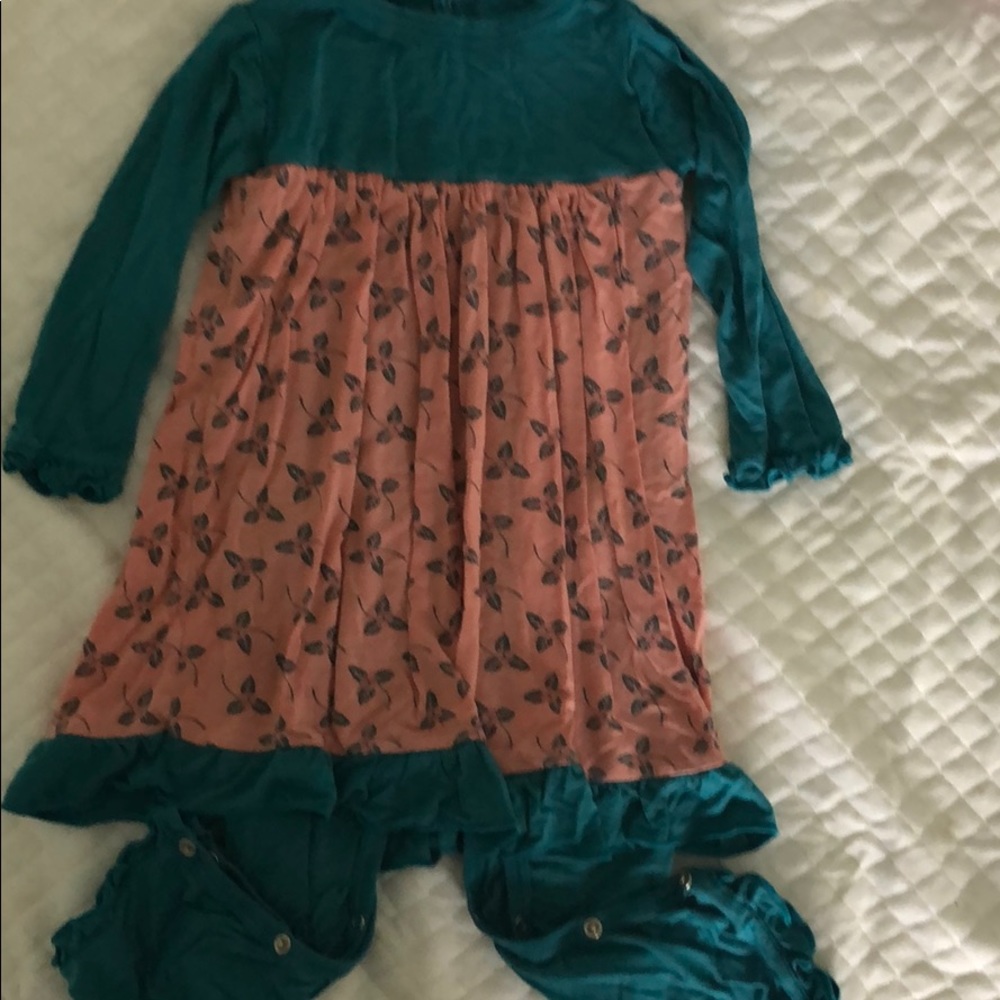 KicKee Pants Girl dress with built in pants